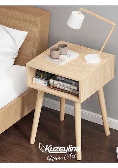 4'lü 44 Cm Doğal Ahşap Ayak Konik Masa-sandalye-tabure- Sehpa Ayağı