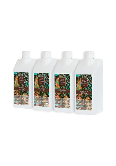 Tütün Kolonyası Yedek Şişe 1 Litre X 4 Adet