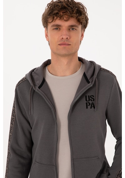 U.s. Polo Assn. Erkek Gri Hırka Örme 50315808-vr024 Gri