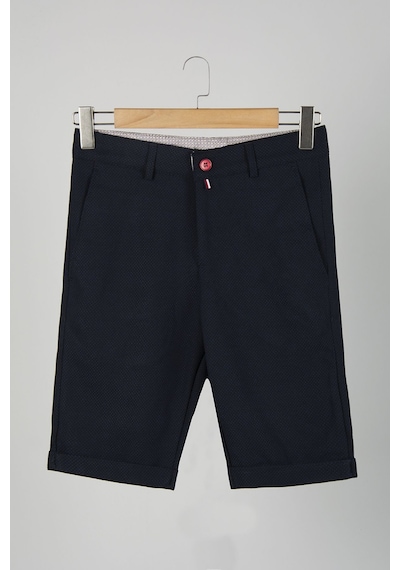 Terapi Men Erkek Koyu Lacivert Slim Fit Keten Şort Çokrenkli1