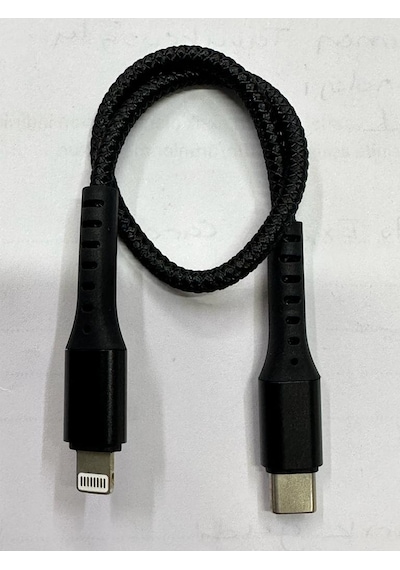 Kısa Typec Apple iPhone Uyumlu Kablo Type c Lightning 28 Cm