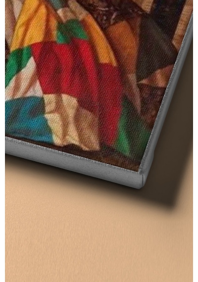Webstyle Sayılarla Boyama Seti Kasnaklı Rengarenk Elbise 50 X 65 Cm