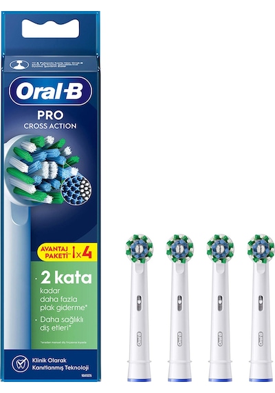 Oral-B Şarjlı Diş Fırçası Yedek Başlığı Cross Action X-Filament 4