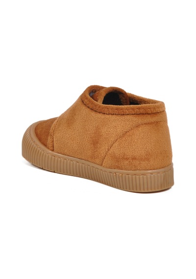 Ayakmod Taba Süet Cırtlı Unisex Çocuk Panduf Ba&ba 058999 P Taba