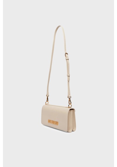 Love Moschino Logolu Çıkarılabilir Askılı Çanta Bayan Çanta Jc4170pp1olx0110 Bej