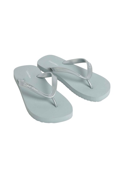 Calvin Klein Kadın Parmak Arası Gri Terlik Hw0hw02956 Pac