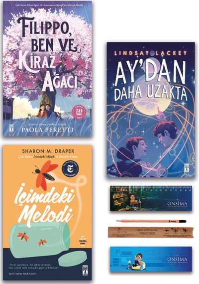Genç Timaş Ay Dan Daha Uzakta - İçimdeki Melodi - Filippo Ben Ve Kiraz Ağacı Set 3 Kitap