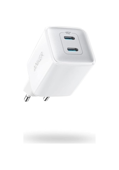521 Nano Pro Şarj Cihazı, Kompakt, 40w, Powerıq 3.0 Çift Portlu Usb-c Güç Adaptörü, Beyaz - A2038