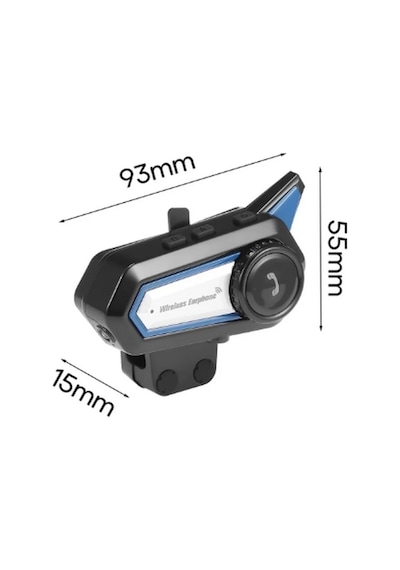 Vothoon Bt31 Kask Kulaklık Bluetooth 5.0 Motosiklet Interkom Su Geçirmez Kablosuz Kulaklık