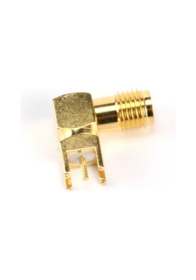 SMA PCB Tip Soket 90 Derece SMA-KWE GSM GPS GPRS RF Anten Soketi