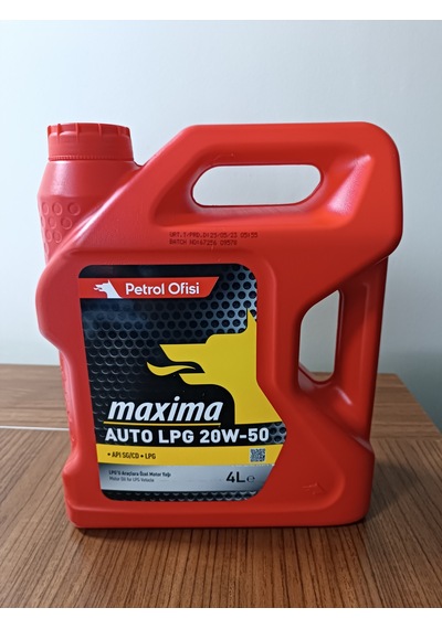 Petrol Ofisi Auto Lpg 20W-50 Motor Yağı 4 L