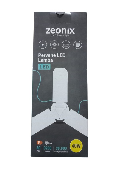 Zeonix 40w 3 Kanatlı Pervane Ampul Belirtilmemis