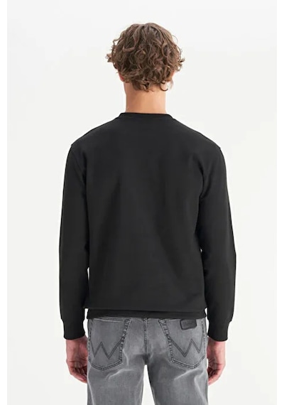 Wrangler Erkek Sweat W2520534 001 Siyah Siyah
