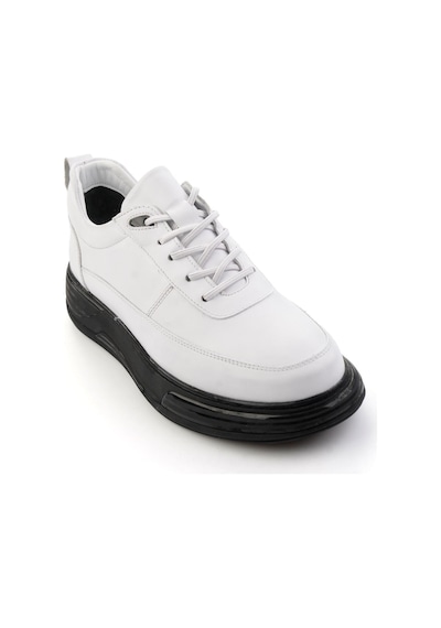 Bambi Beyaz Hakiki Deri Erkek Sneaker E01080256343