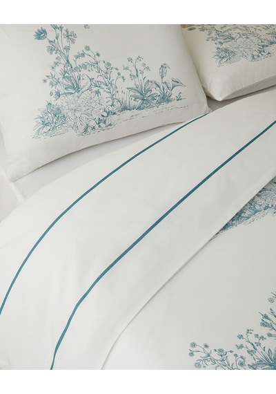 English Home Jouyline Pamuklu Tek Kişilik Nevresim Takımı 160x220 Cm Yeşil