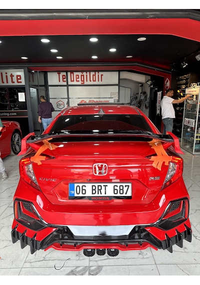 Honda Fc5 Typer Tampon Arka Köşeler--fibersan Tuning 0000