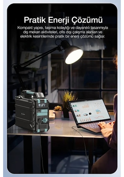 76800mah 300w Taşınabilir Güç İstasyonu Güneş Panelli Hızlı Şarj Siyah