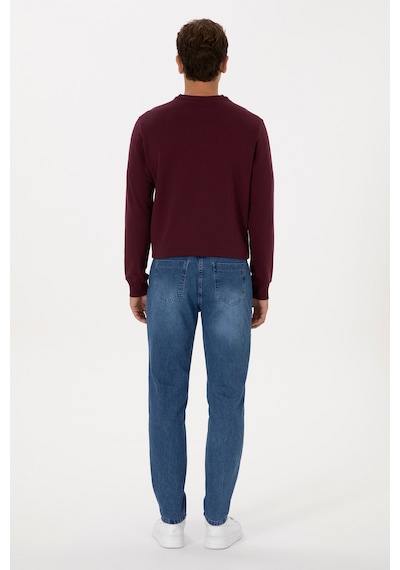 U.S. Polo Assn. Erkek Açık Mavi Jean Tapered Fit Pantolon 50316545-DN0021