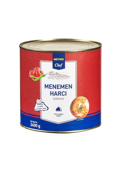 Menemen Harcı 2,4 Kg - Pratik Ve Lezzetli Konserve - 3 Adet Tarı