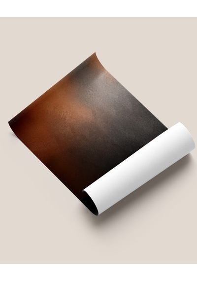 Çerçevesiz Poster Dijital Baskı Soyut "bakır" - 50x70