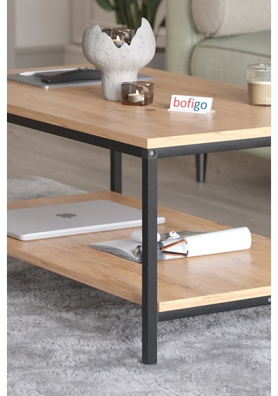 Bofigo Orta Sehpa Yan Sehpa Dekoratif Sehpa Metal Sehpa Athena Çam Çam
