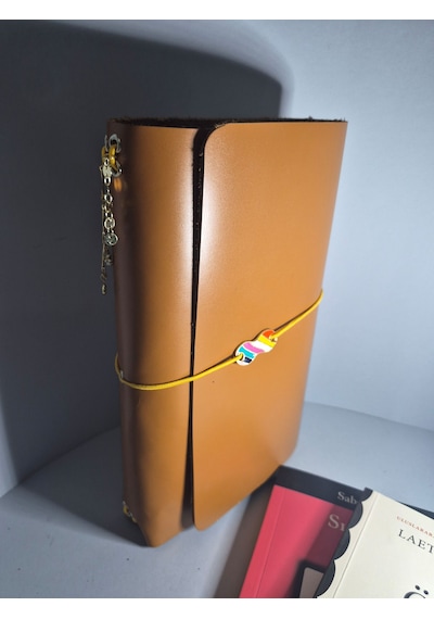 Gogo Hakiki Deri Travel Notebook Defter Kılıfı Style 1