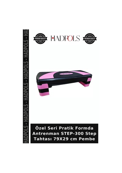 Özel Seri Pratik Formda Antrenman Step-300 Step Tahtası 79x29 Cm Pembe