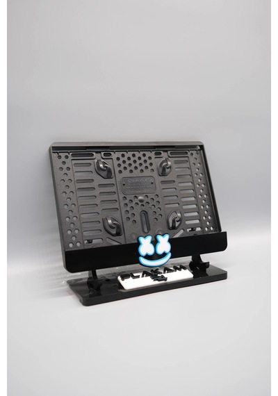 Neon Yüz 3d Kabartmalı Pleksi Mavi Motor Plakalığı - 848648013