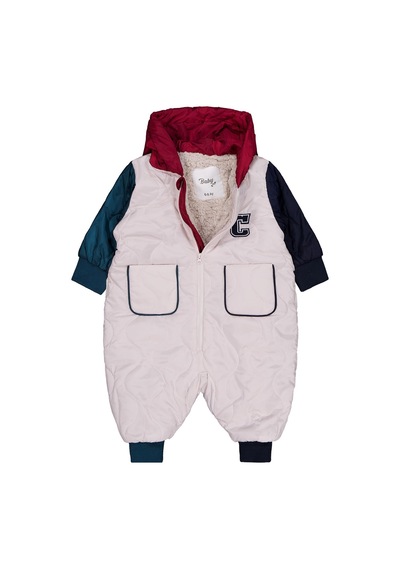 Civil Baby Harf Baskılı 6-18 Ay Astronot - Bej Taş Rengi