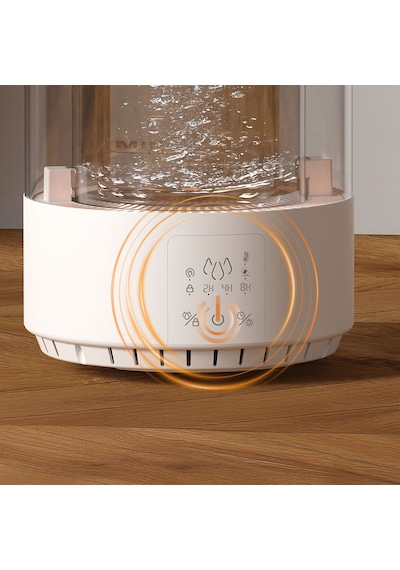 Lenyes Lhu05 Zaman Ayarlı Rgb Atmosfer Işıklı Aydınlatma Akıllı Isıtmalı Hava Nemlendirici Beyaz