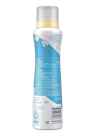 Secret Vanilla Antiperspirant Kuru Sprey Deodorant 116gr