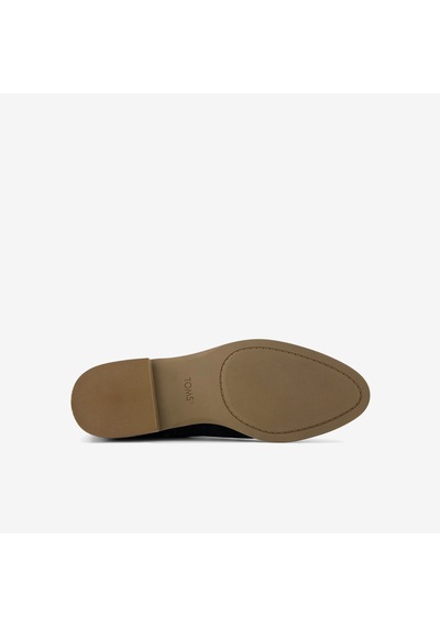 10023621 Black Suede Bot Kadın 10023621 Toms Stacey Ankle Bootie