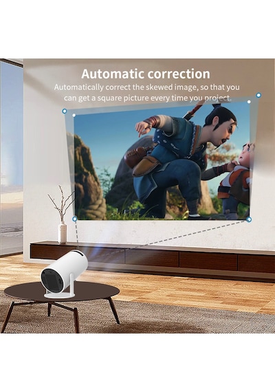 Geeroyoo Hy300 Android 11 Taşınabilir Projeksiyon 1080p 5g Wifi Bluetooth Otomatik Düzeltme Uzaktan Kumandalı Açık Hava Sineması Jzr-gy