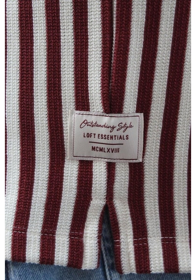 Loft Lf2038533 Erkek Polo Yaka T-shirt Red Wıne