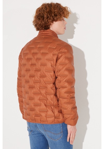 Lee Regular Fit Normal Kesim Dik Yaka Turuncu Şişme Ceket L232287700 Turuncu