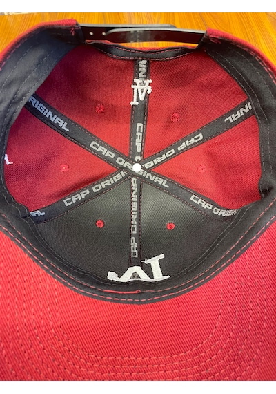 La Los Angeles Nakış Hip Hop Snapback Rapper Basket Cap Şapka Bordo