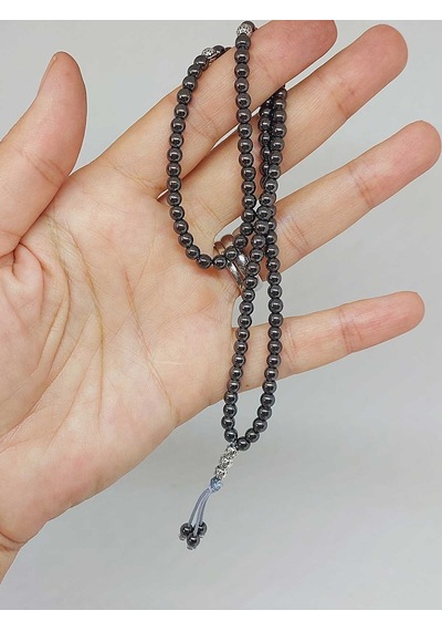 Hematit Taşı 99luk Tesbih 4mm 14710 Çok Renkli