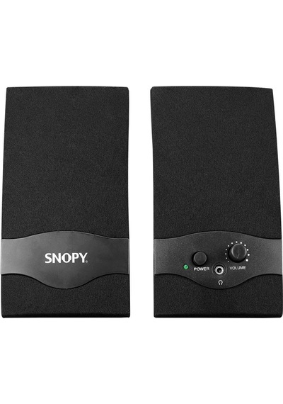 Snopy Sn-84 3W Rms 1+1 Siyah Usb Hoparlör Siyah