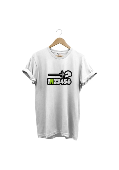 Motorsiklet Vites Geçişleri Ve Kask Kalp Ritmi %100 Pamuk Regular Fit Beyaz T-shirt Beyaz