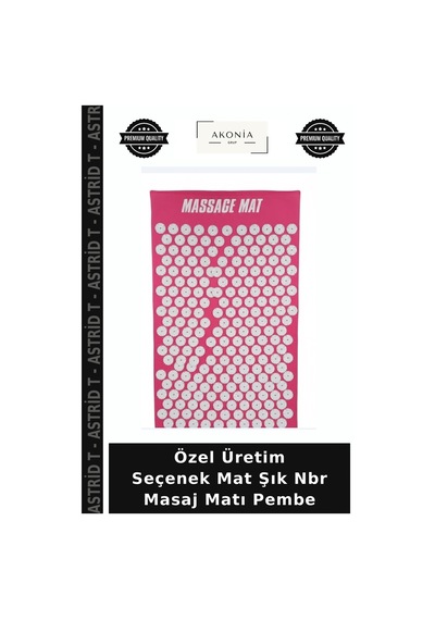 Özel Üretim Seçenek Mat Şık Nbr Masaj Matı Pembe