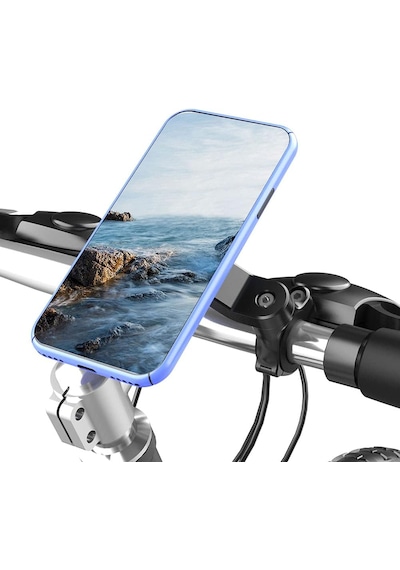 Bisiklet Motosiklet Telefon Tutucu 360 Dönebilen Gidon Bisiklet Telefon Tutucu Kırmızı