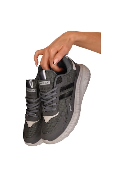 Erkek Günlük Rahat Sneaker Spor Ayakkabı Gri