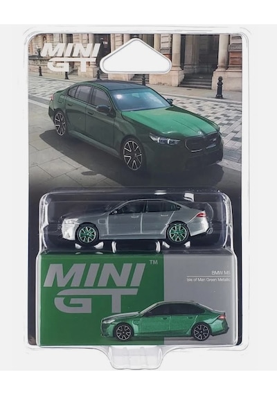 Mini Gt Chase Bmw M5 G90 Isle Of Man Green Metallic 1086 1/64