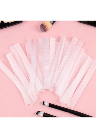 Biishe Makyaj Far Allık Kontür Eyeliner Fırça Malzemeleri Ürünleri Koruyucu File Kapak Örgü Kılıf S