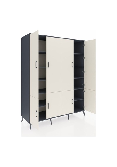 Kronos Gardrop 10 Raflı 8 Kapaklı 176x59x221 Antrasit-aytaşı/antrasit Aytaşı/antrasit Kronos Gardrop 10 Raflı 8 Kapaklı 176x59x221 Antrasit-aytaşı/antrasit Aytaşı/antrasit