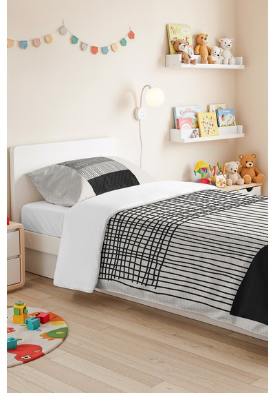 Siyah Geometrik Genç Odası Tek Kişilik Pike Takımı - Modern Çizgili 160x220 Cm Kapitone Yatak Örtüsü Kremamsı Sazlık Dengesi Siyah Geometrik Genç Odası Tek Kişilik Pike Takımı - Modern Çizgili 160x220 Cm Kapitone Yatak Örtüsü Kremamsı Sazlık Dengesi