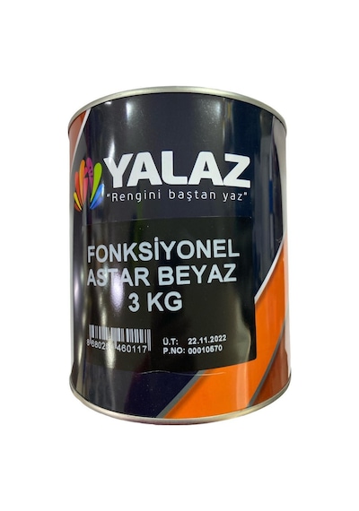 Yalaz Fonksiyonel Astar 3 Kg Beyaz
