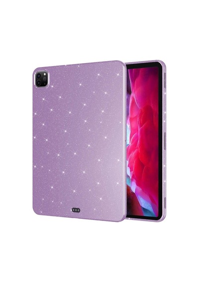 Apple Uyumlu iPad Pro 11 2020 2.nesil Simli Parlak Görünümlü Zore Tablet Koton Kılıf Arka Kapak