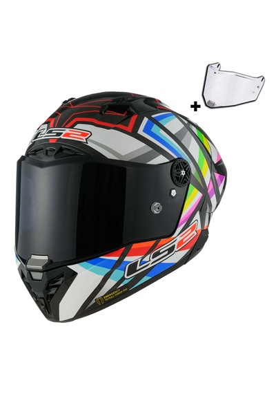Ls2 Thunder Karbon Gp Aero Flash Full Face Motosiklet Kaskı Siyah