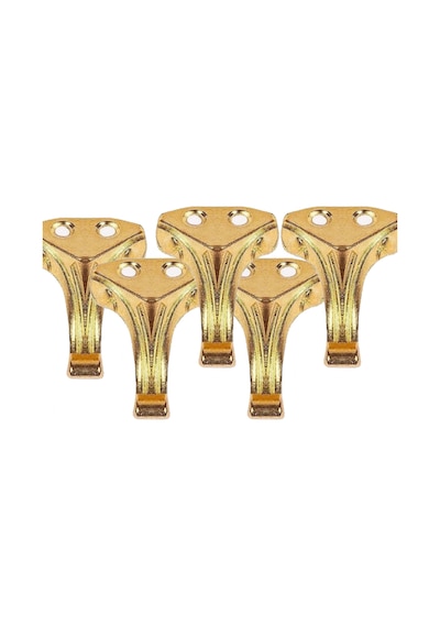 Metal Aysak Epoksi Tepsi Tesbih Kutusu Ve Aksesuar Ürünleri İçin Mini Ayak 10 Lü 2,5 Cm Gold